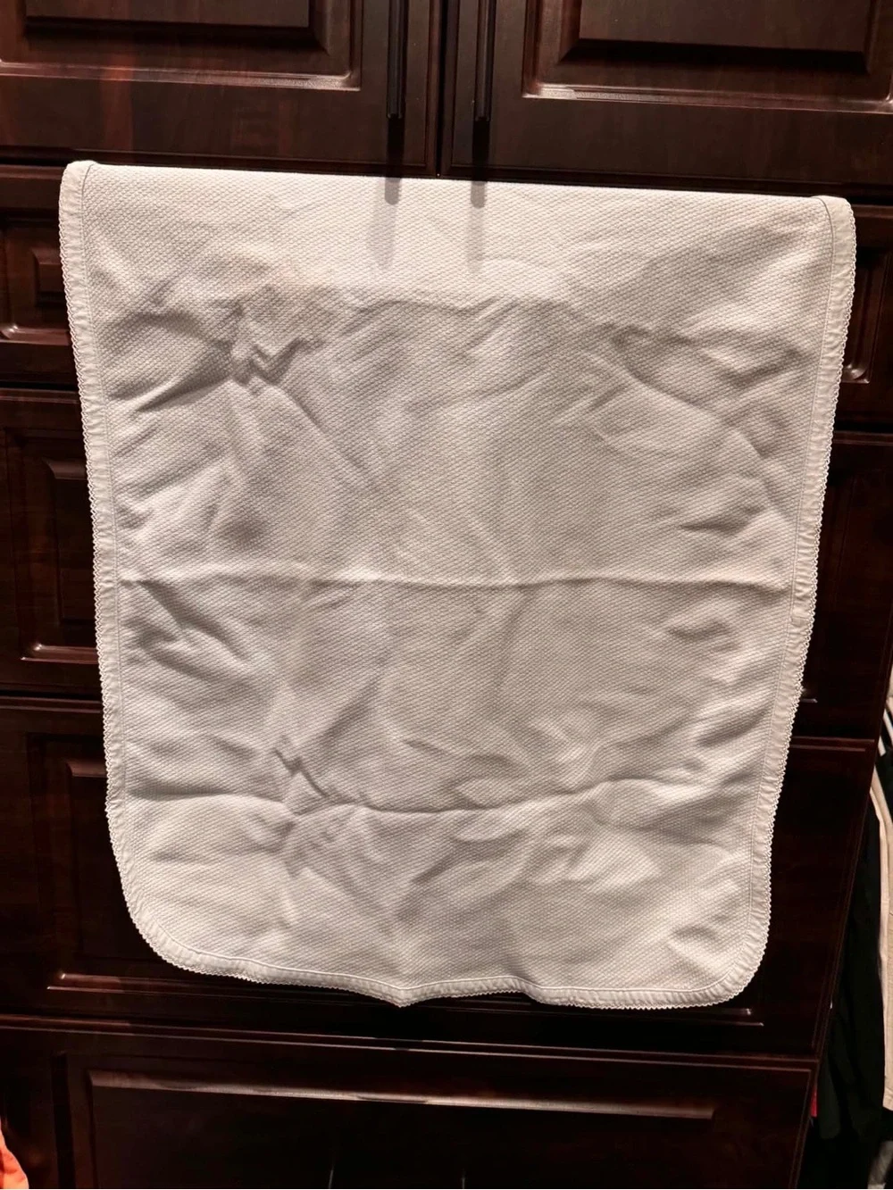 Baby blanket Soft Plain White Blanket NO STAINS OR WEAR Baby Blanket 26”x22 1/2”